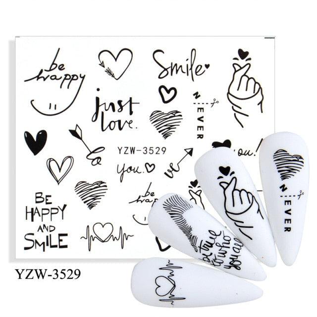Avocado Fruit Transfer Nail Stickers Charms Winter Water Sticker For Nails Sliders Character Image Tattoo Decal Decoration Cute Summer Nail Art Stickers Summer Fruit Stickers on Nails Unicorn Banana Cherry Avocado Dog Strawberry Nail Art Decals