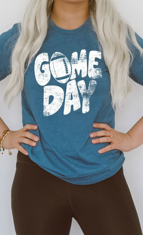 Distressed Game Day Graphic Tee