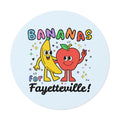Bananas for Fayetteville Sticker