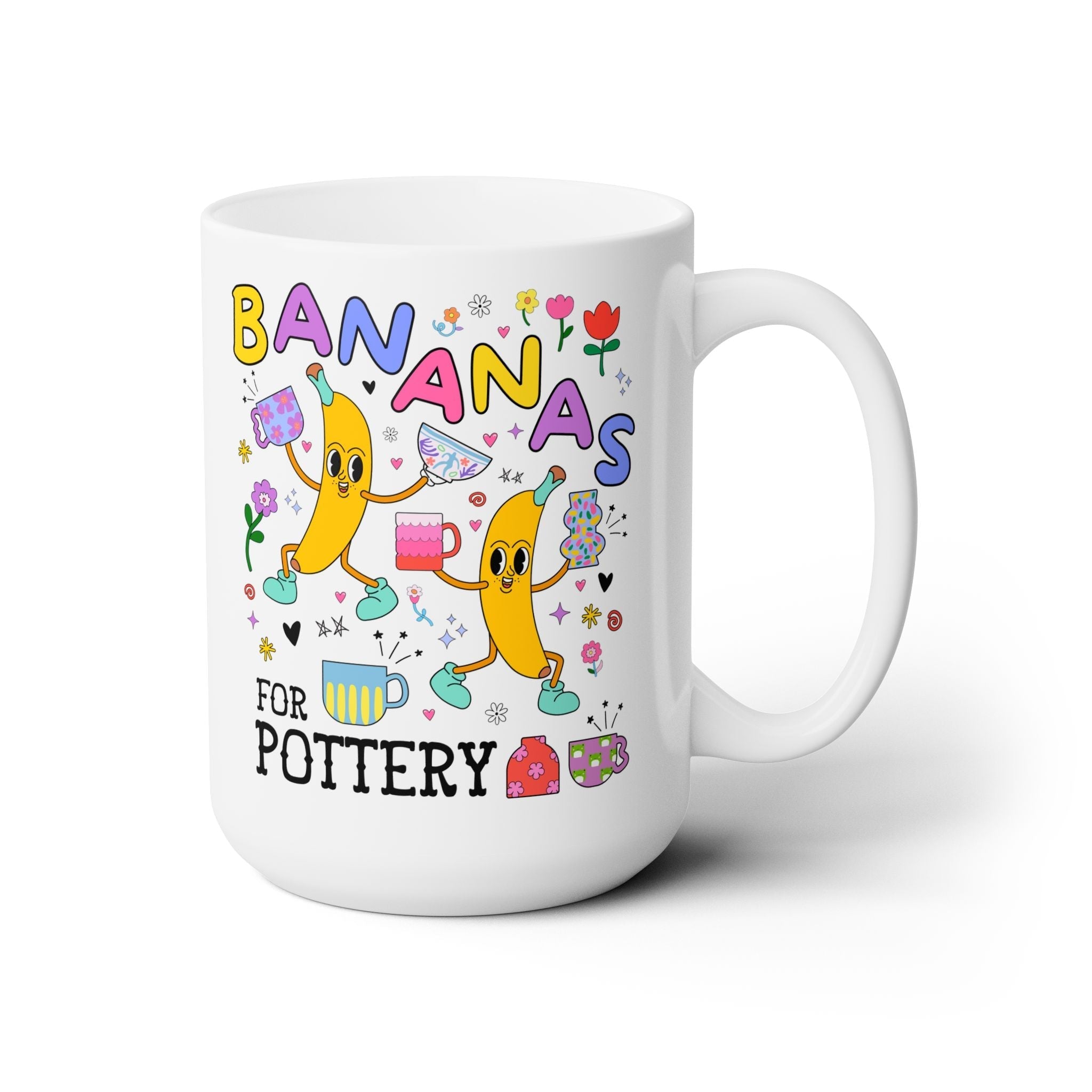 Bananas for Pottery Coffee Mug