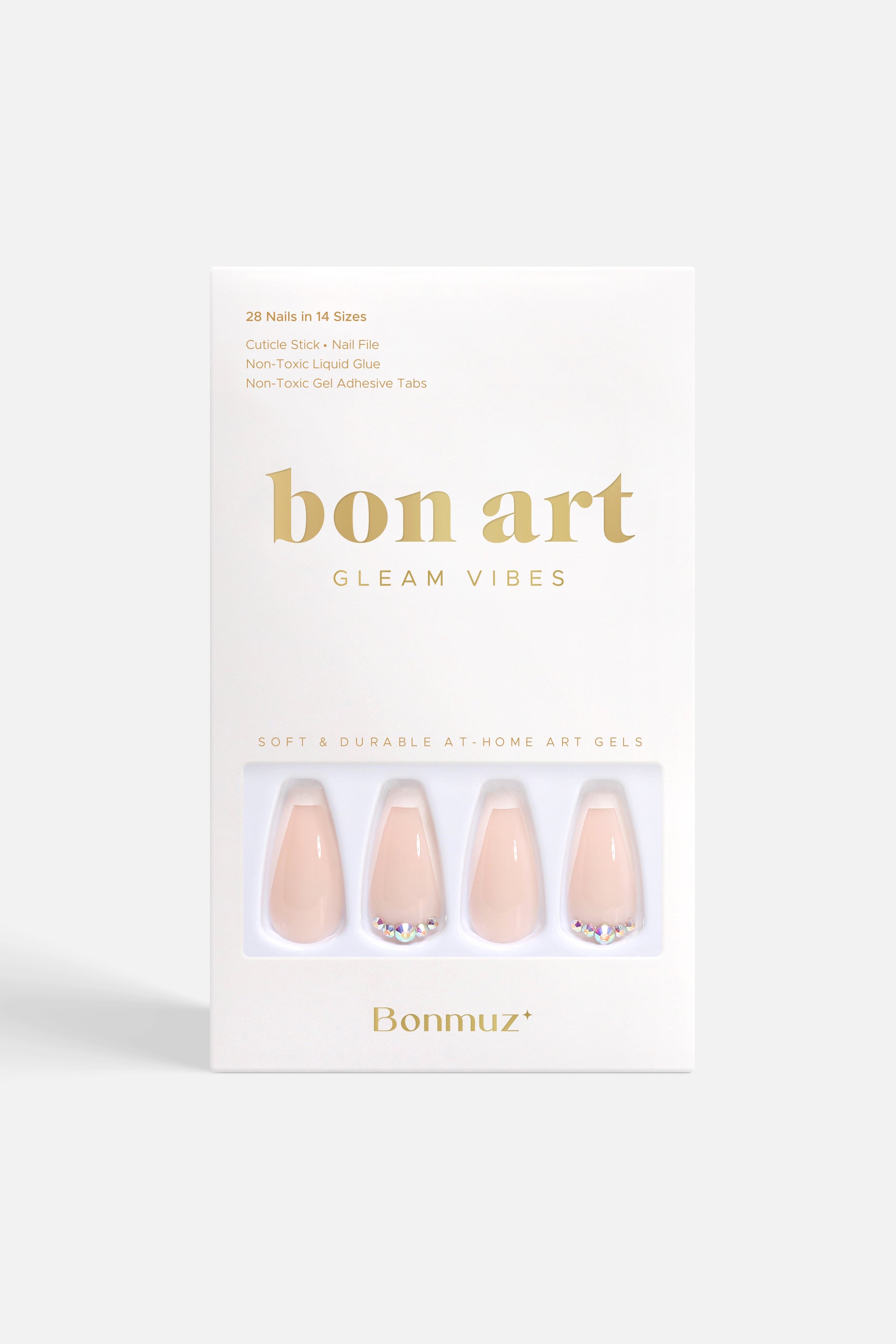 Beige Twinkle | Soft & Durable Press-On Nails