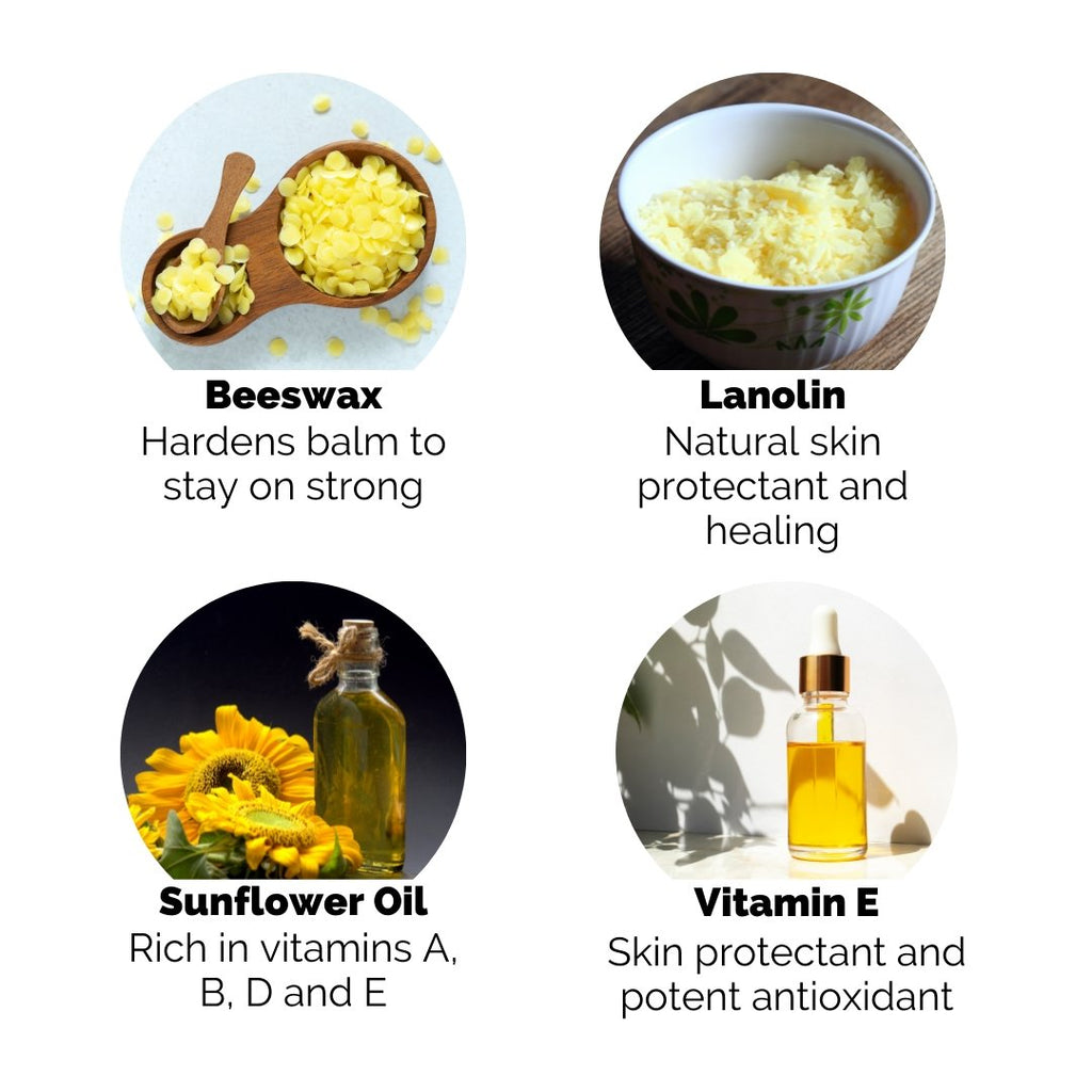 Spiked Eggnog - No-Melt Beeswax Lip Balm