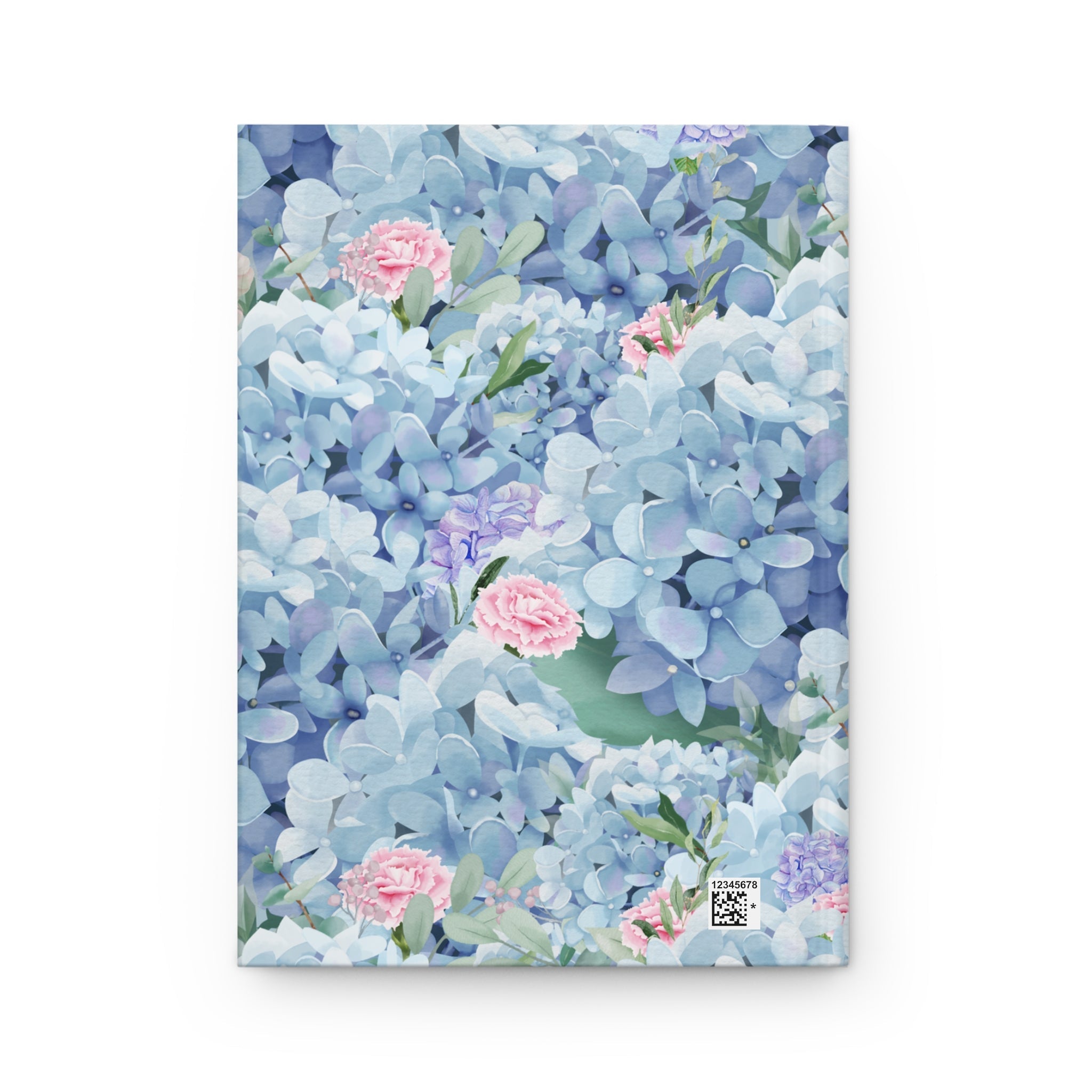 Blue Boho Floral Notebook for School or Work: Hardcover Notebook for Teacher or Writer