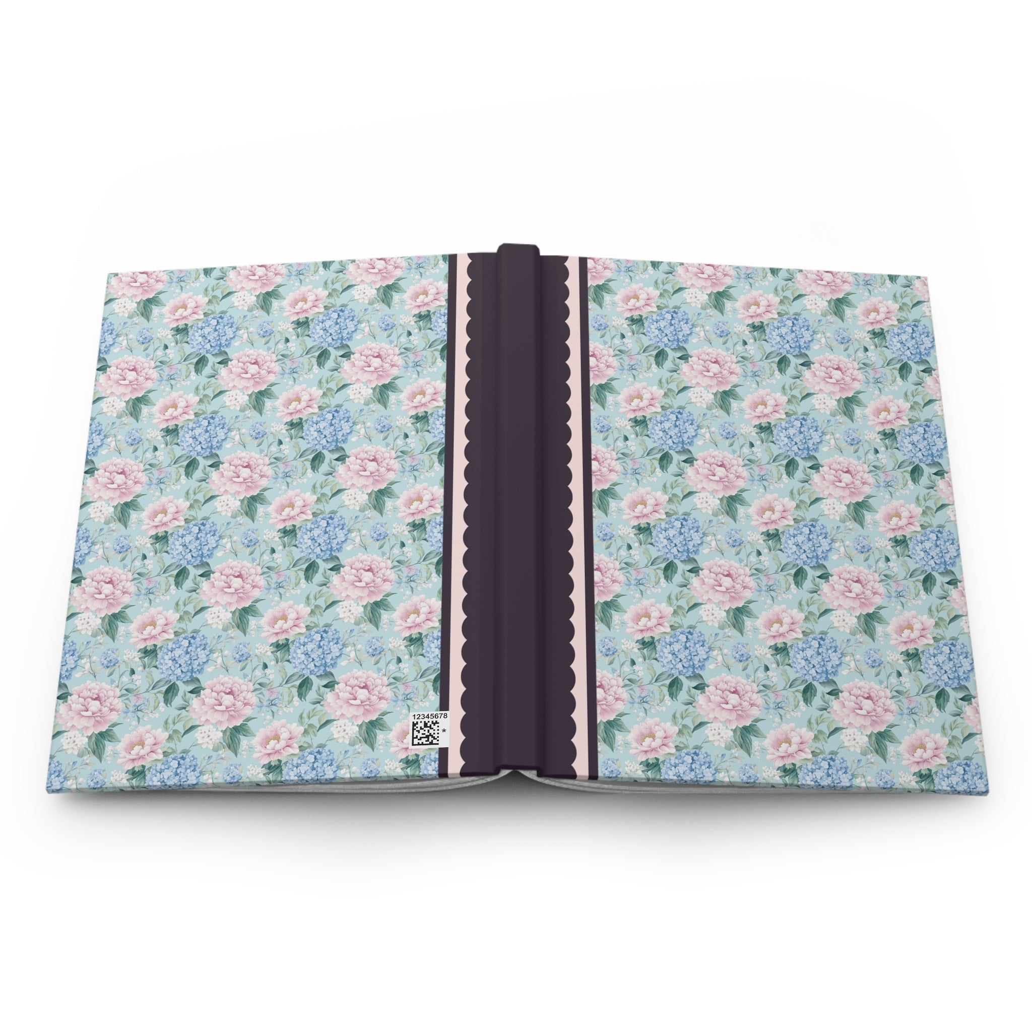 Blue Floral Cottagecore Notebook