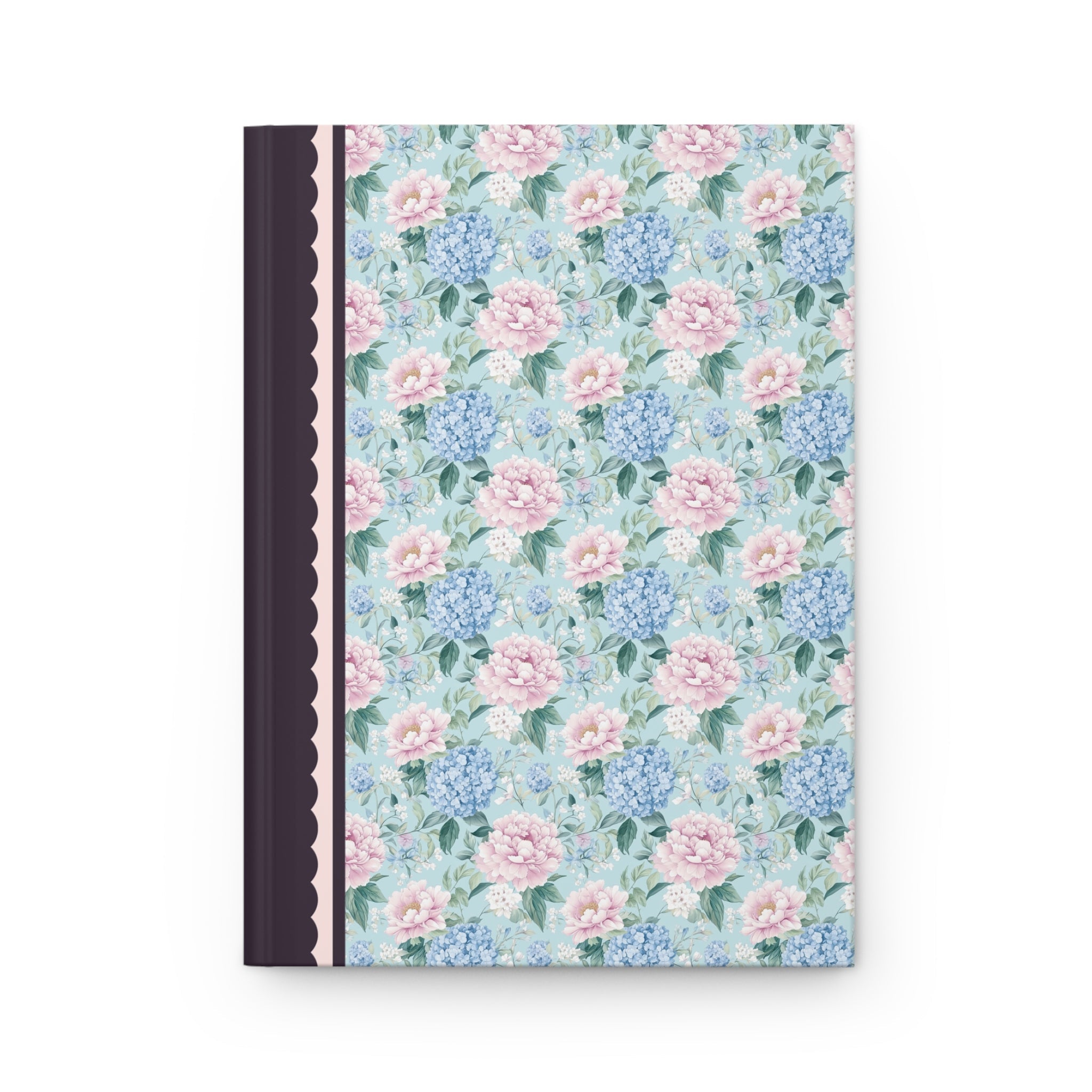 Blue Floral Cottagecore Notebook