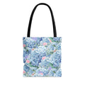 Blue Floral Hydrangea Tote Bag