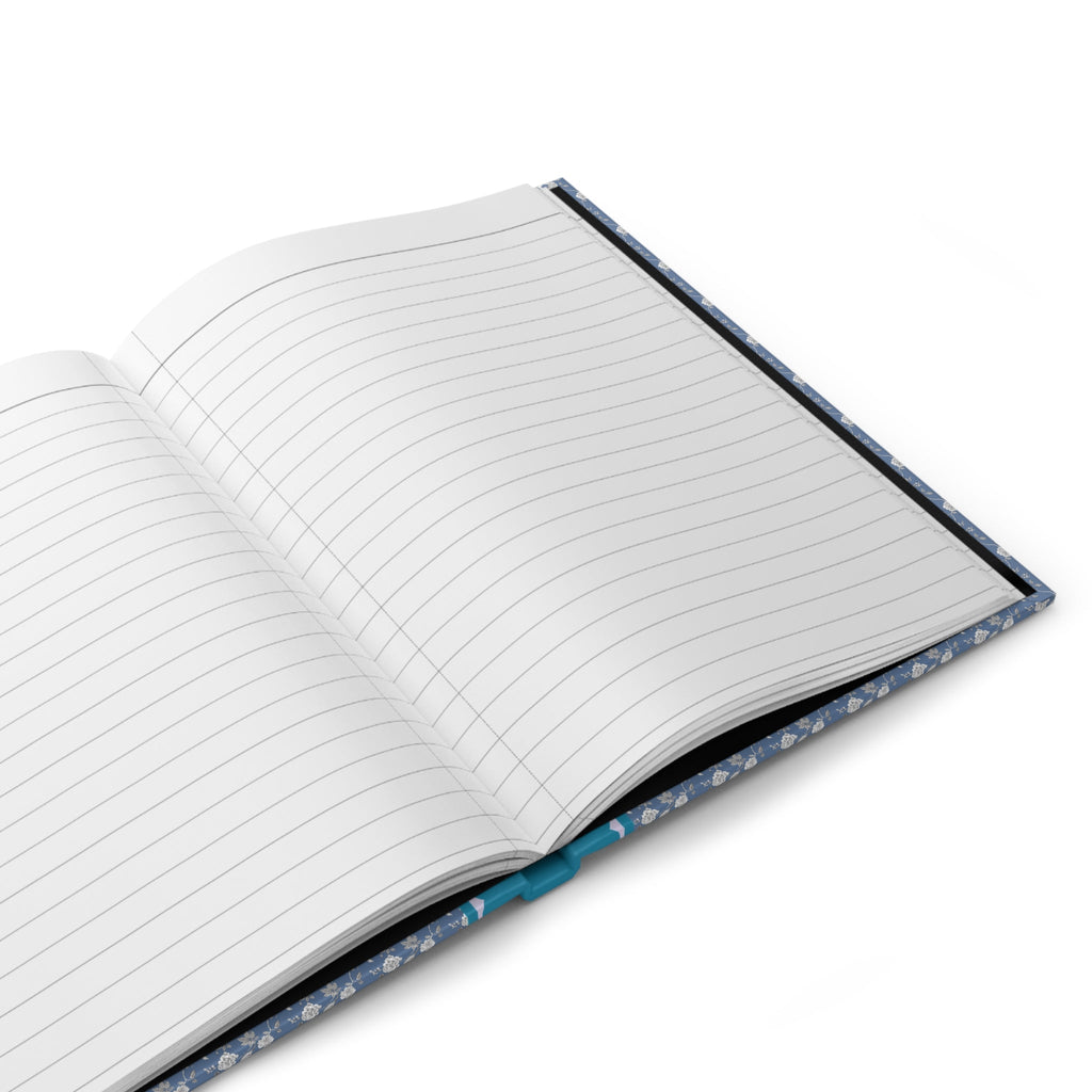 Blue Floral Initial Journal: A