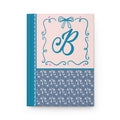 Blue Floral Initial Journal: B
