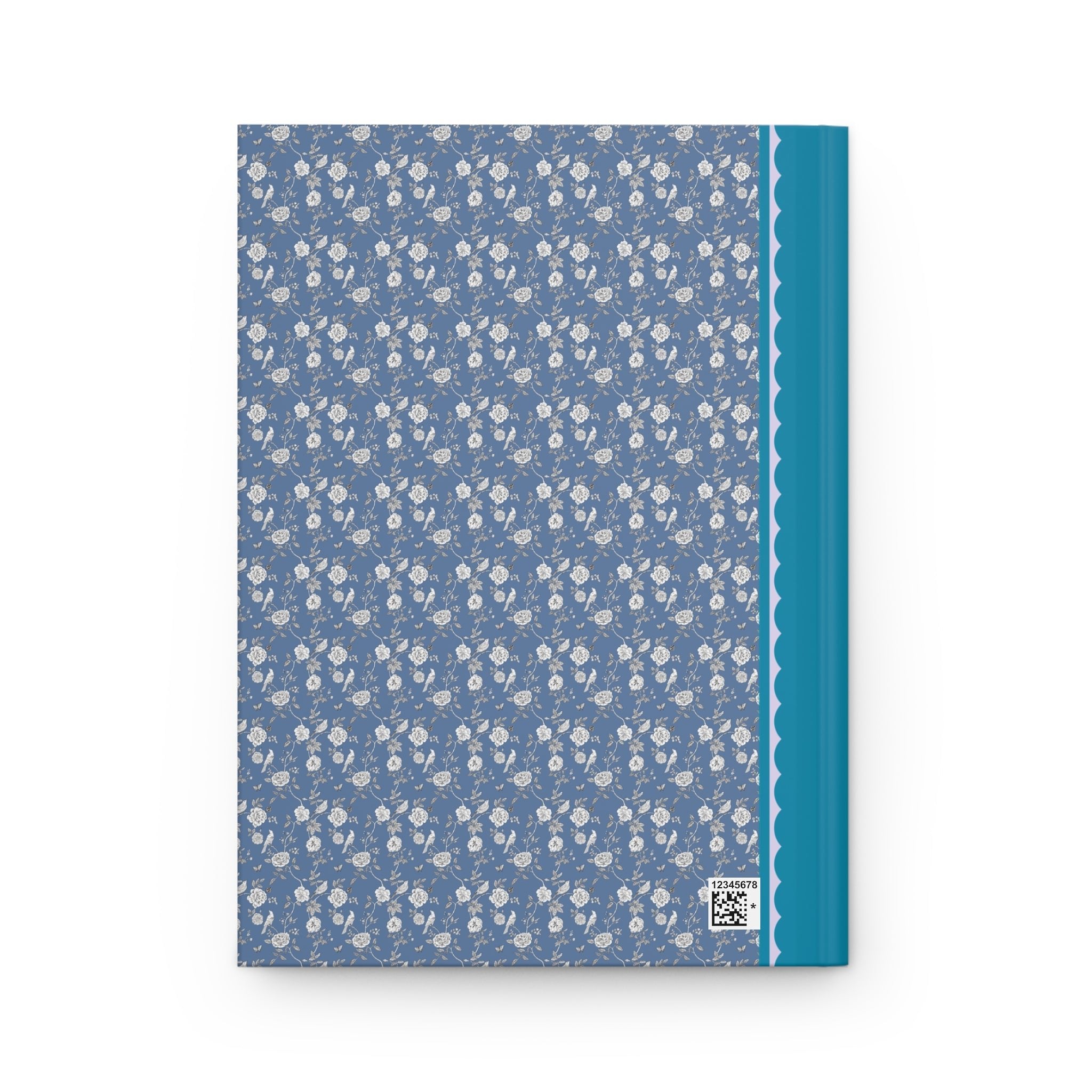 Blue Floral Initial Journal: O