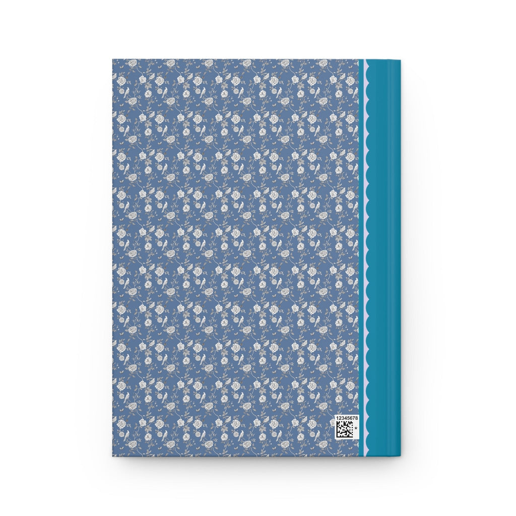 Blue Floral Initial Journal: R