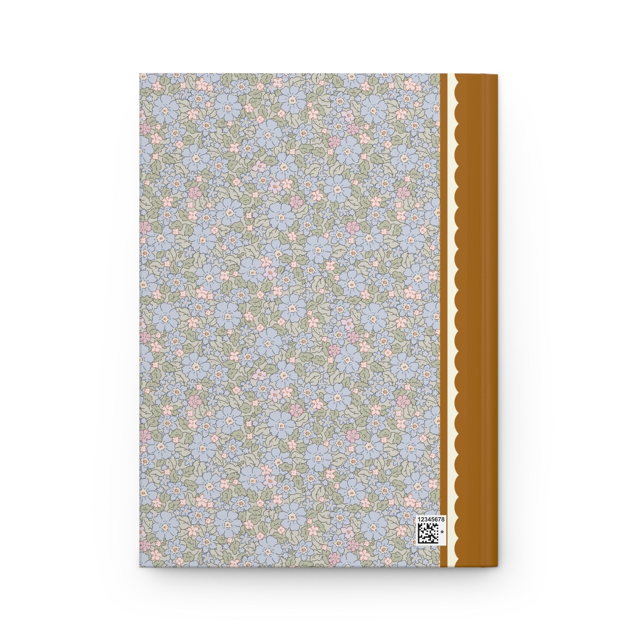 Blue Floral Notebook