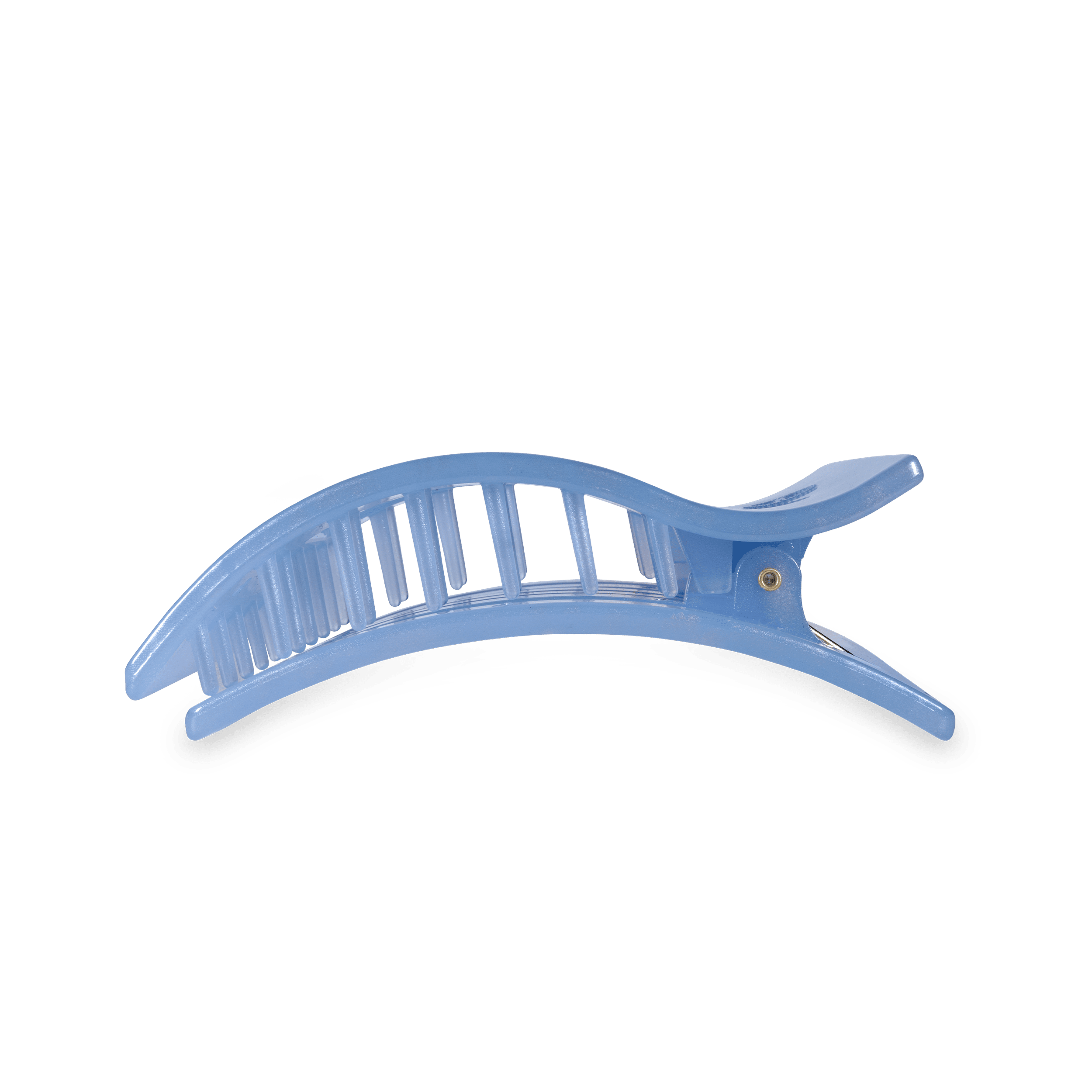 Blue Lagoon Large Flat Rectangle Hair Clip