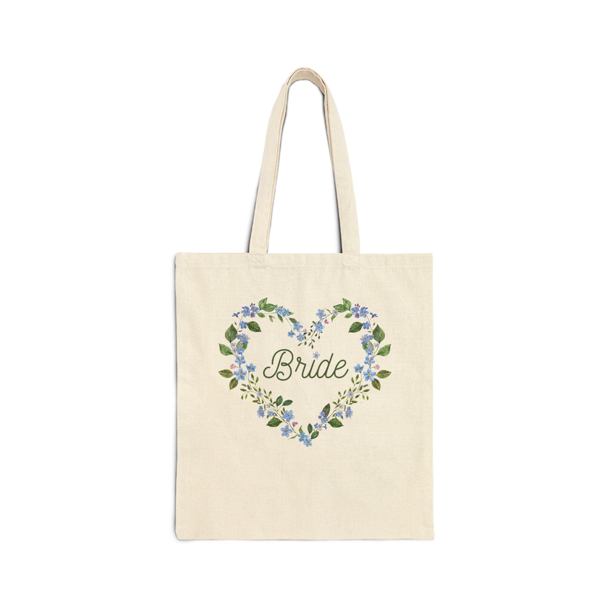 Boho Cottagecore Bride Tote Bag