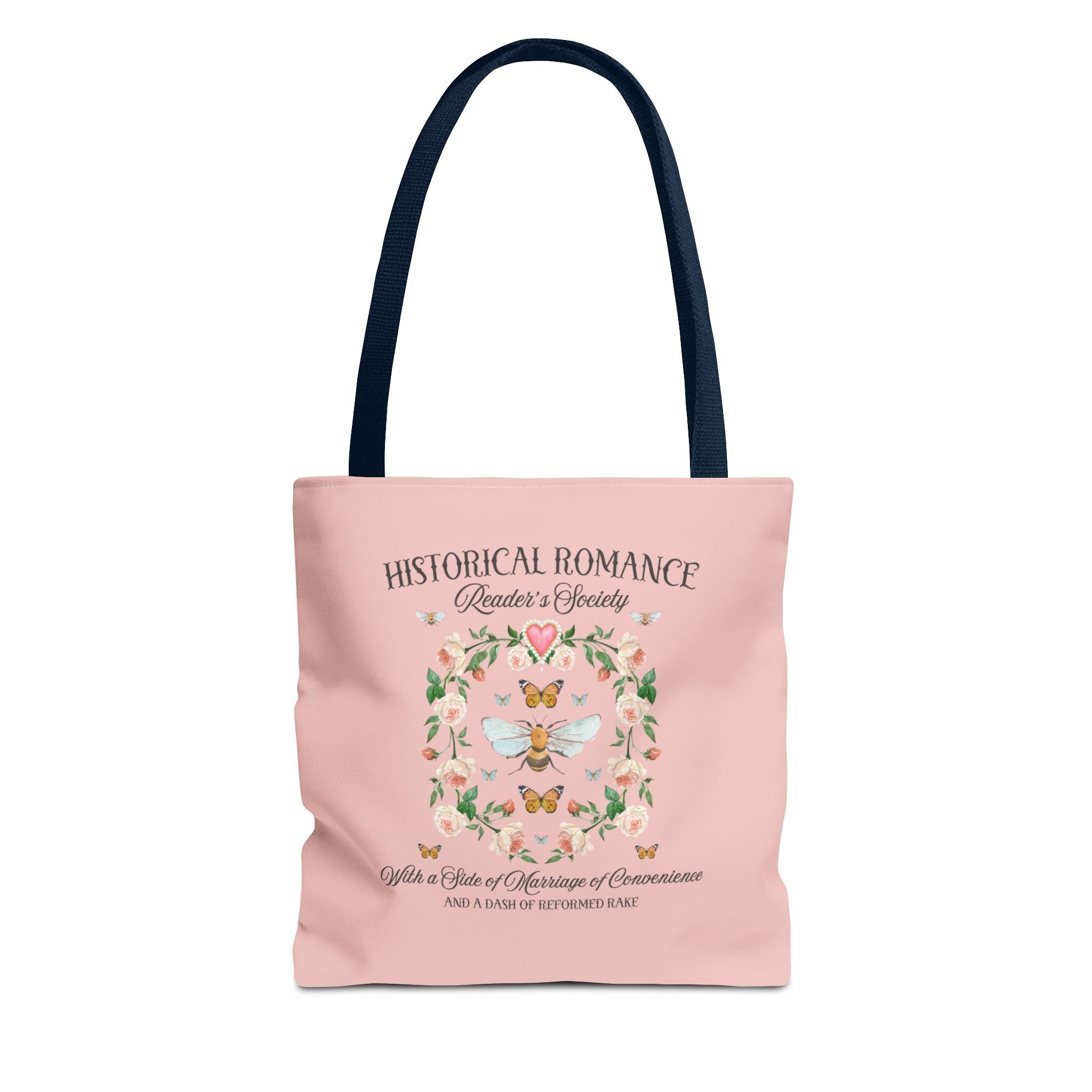 Boho Historical Romance Tote Bag for Romance Reader