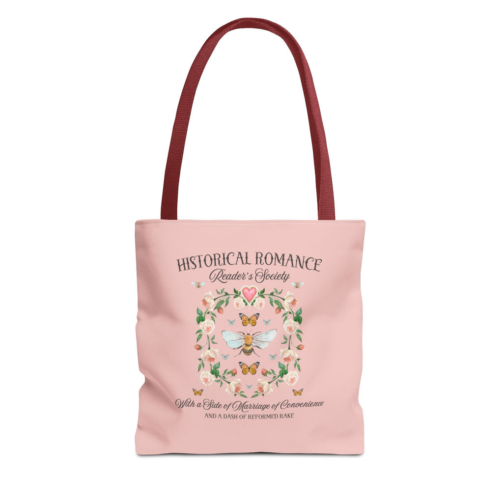 Boho Historical Romance Tote Bag for Romance Reader