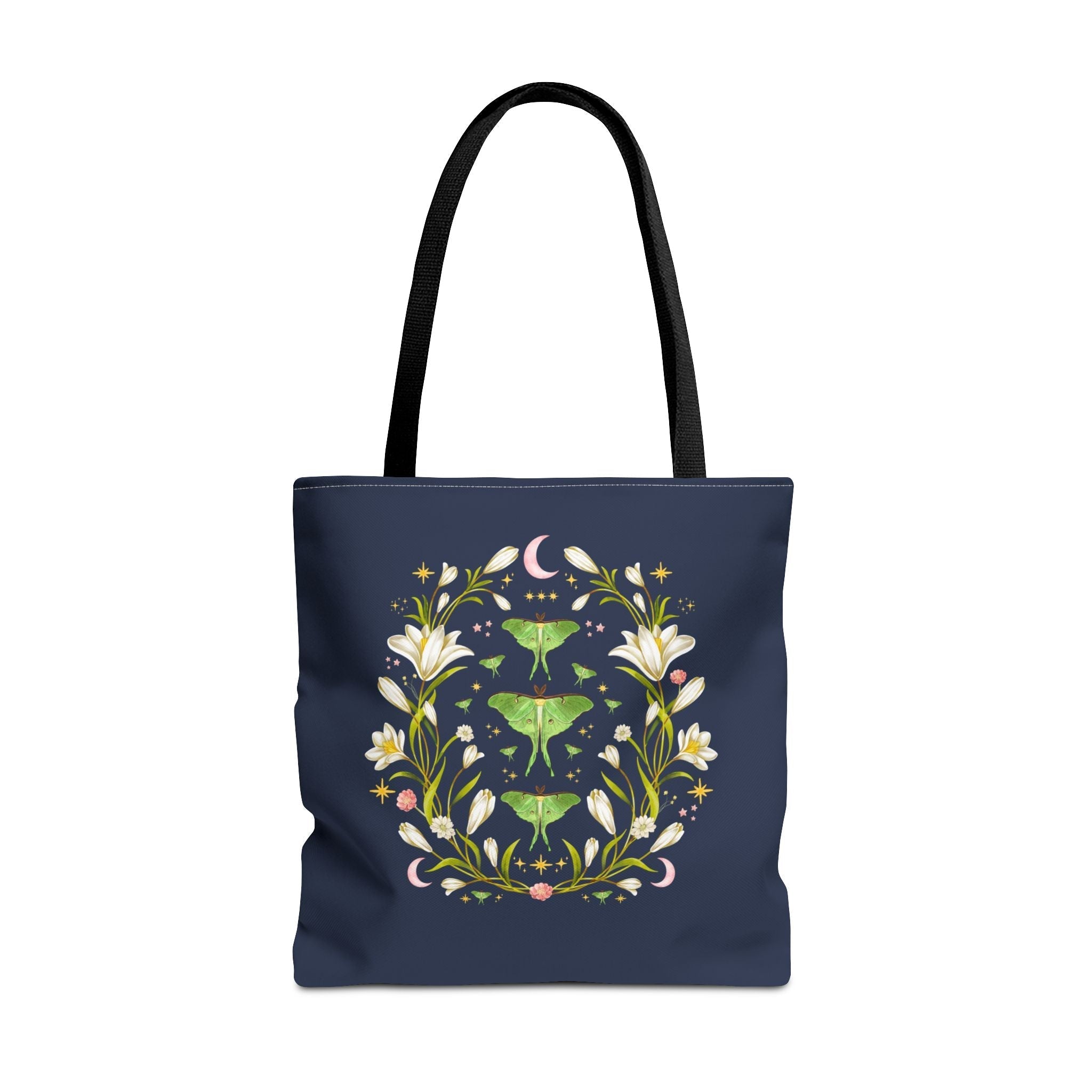 Boho Luna Moth Tote Bag
