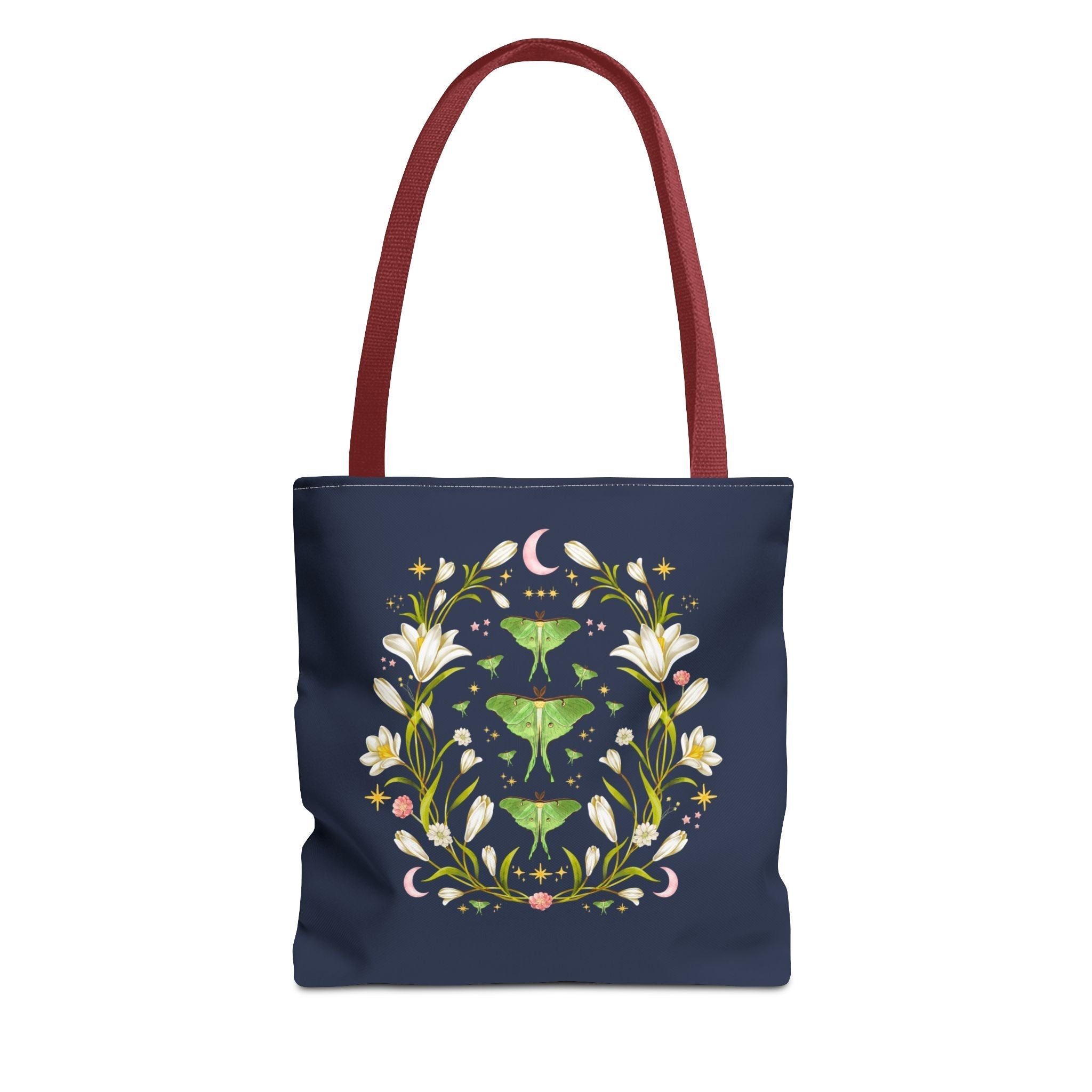 Boho Luna Moth Tote Bag