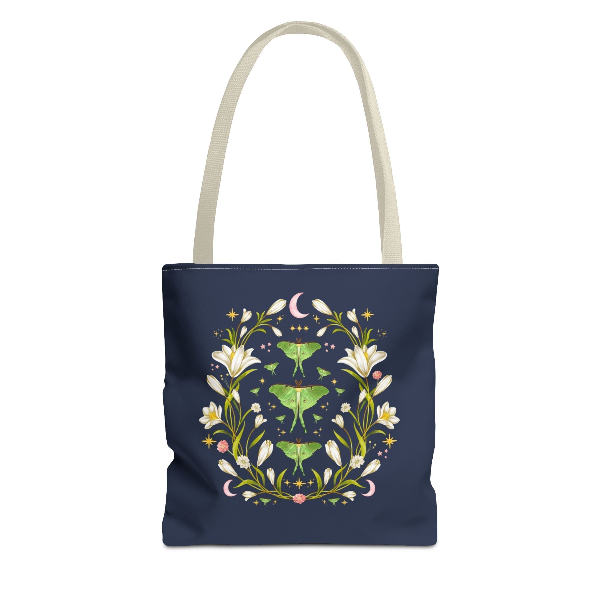 Boho Luna Moth Tote Bag
