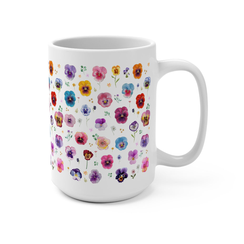 Boho Pressed Flower Mug