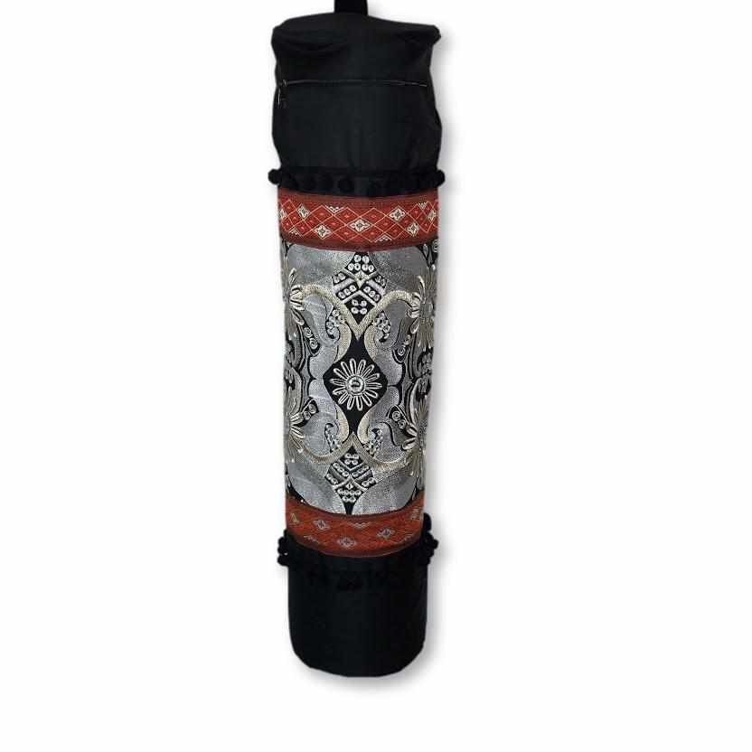 Daisy Embroidered Unique Boho Yoga Bag - Thailand