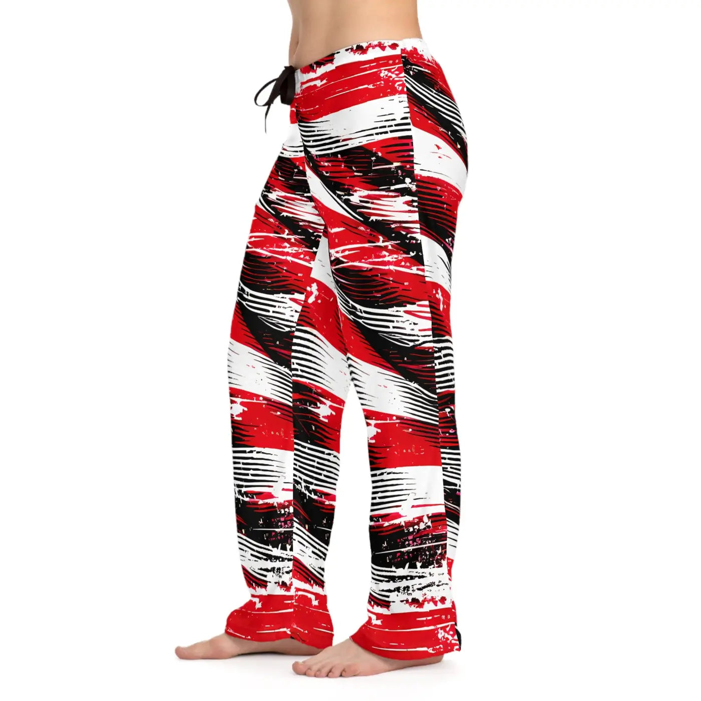 Vibrant Bold Striped Pajama - Adjustable Drawstring Waist - DipaliZ