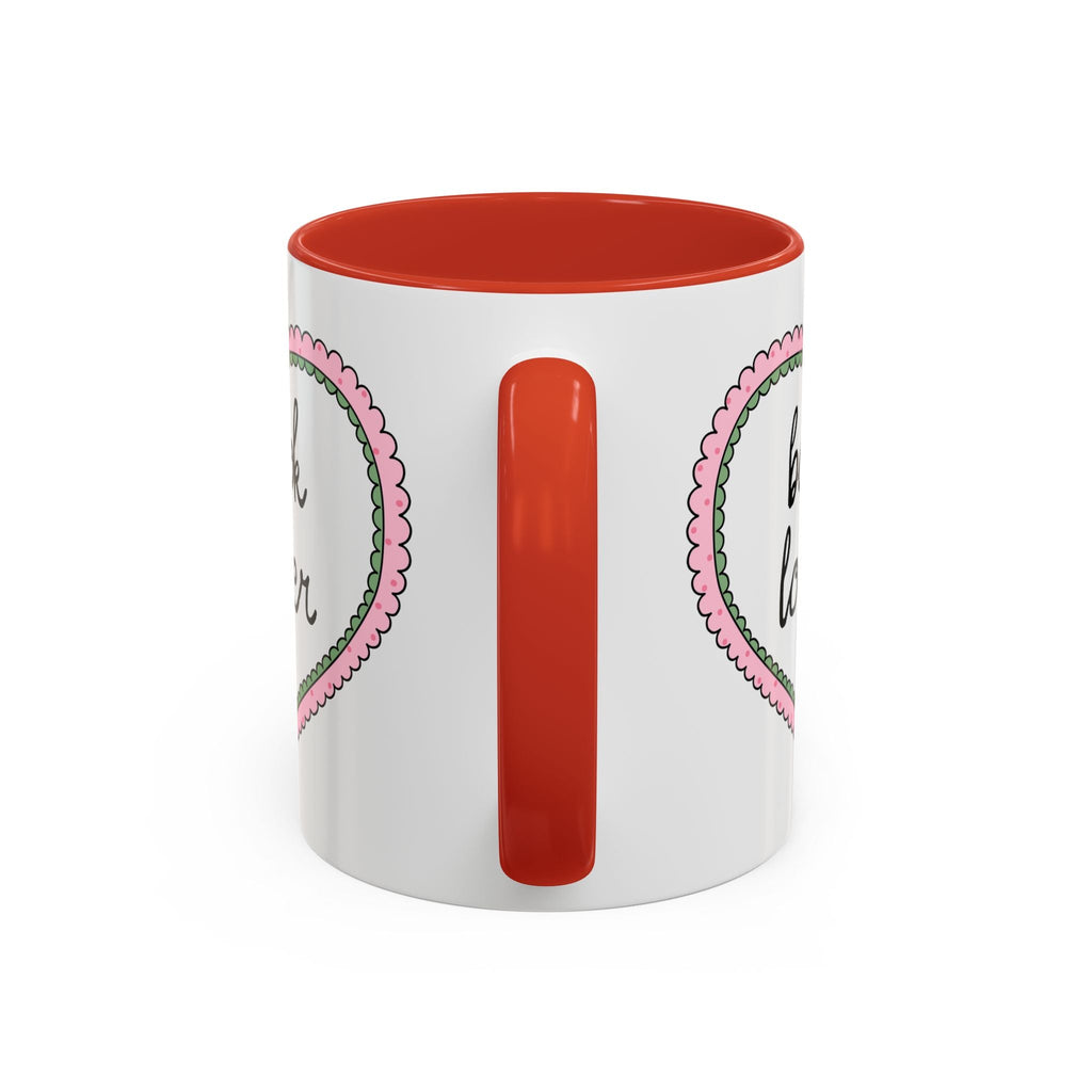 Book Lover Coffee Mug with Heart