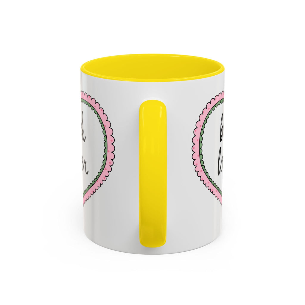 Book Lover Coffee Mug with Heart