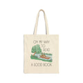 Book Lover Frog Tote Bag