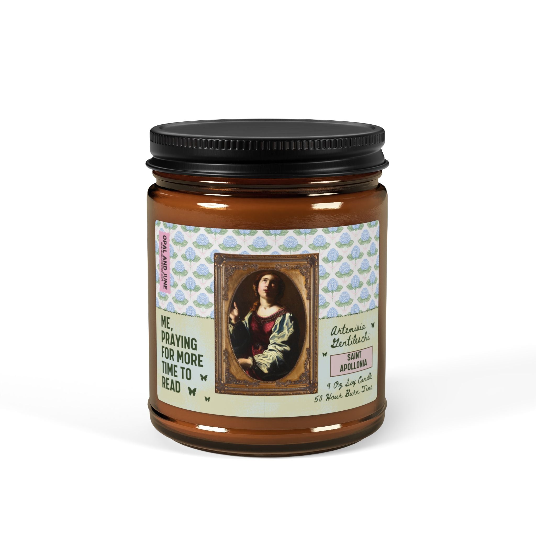 Bookish Art History Candle