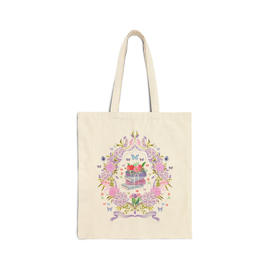 Bookish Coquette Aesthetic Tote Bag