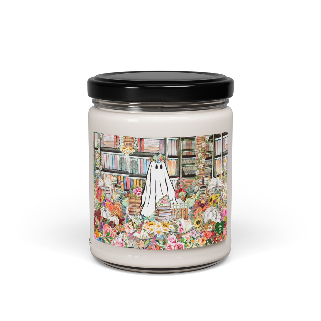 Bookish Ghost Candle