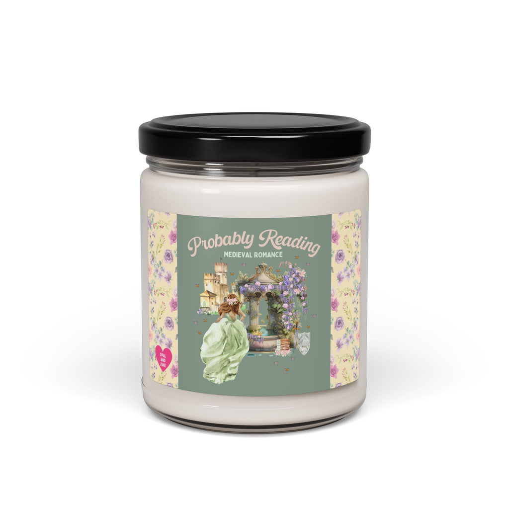 Bookish Medieval Romance Candle