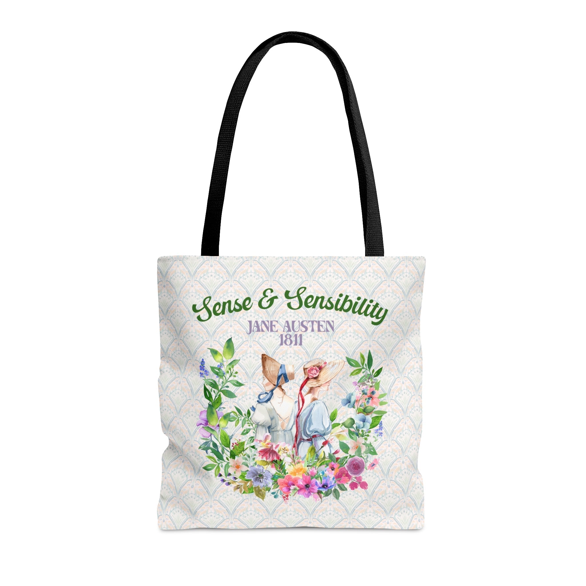 Bookish Tote Bag for Classic Literature Lover: Sense and Sensibility