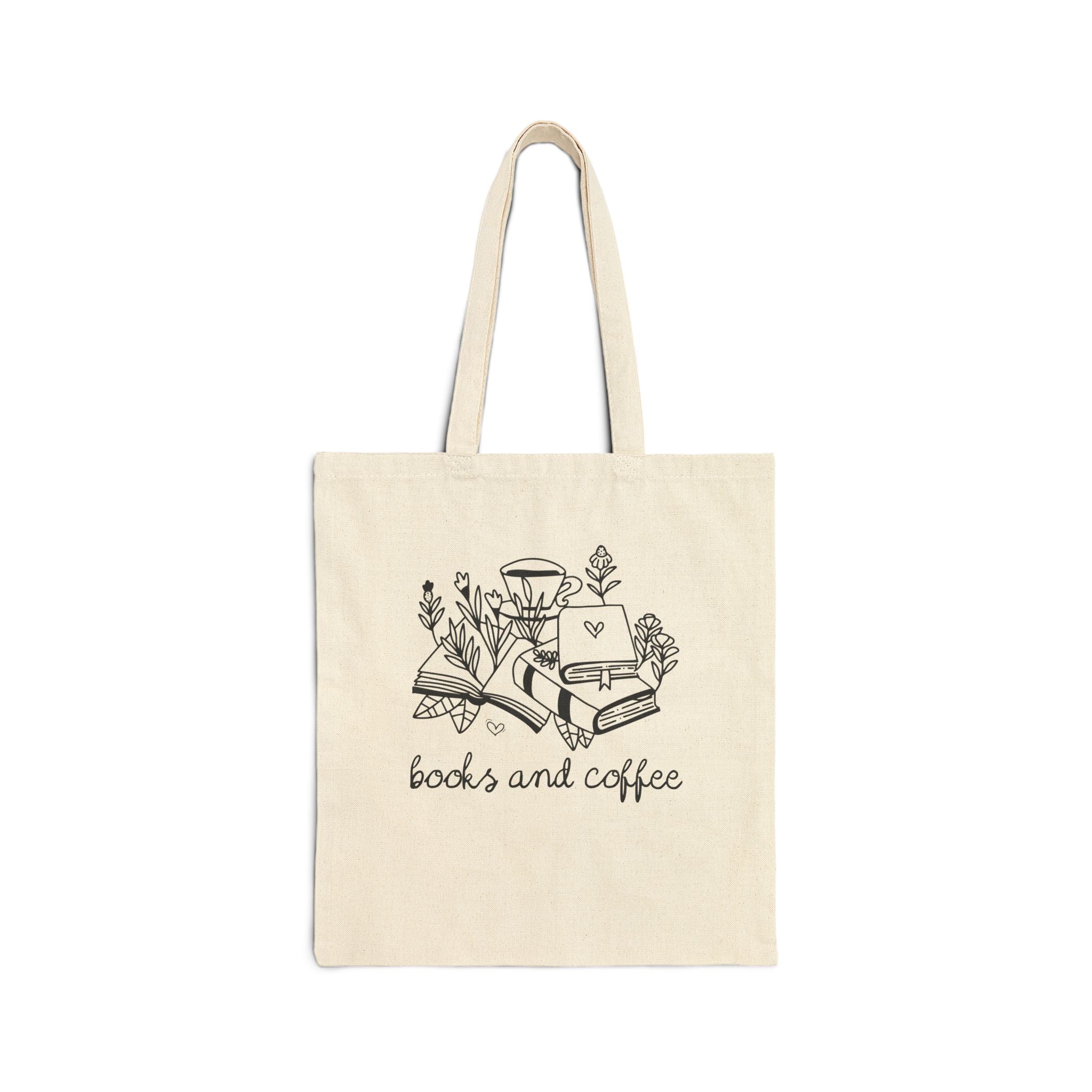 Books and Coffee Tote Bag