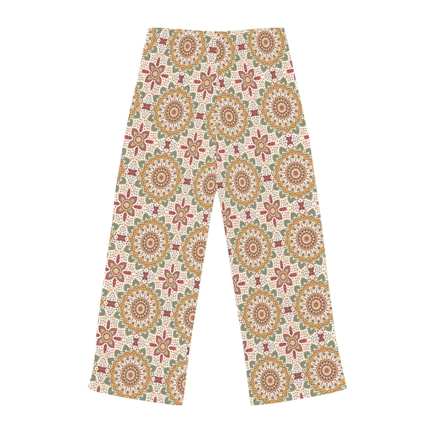 Soft Women’s Pajama Pants - Bright Geometrical Pattern - DipaliZ
