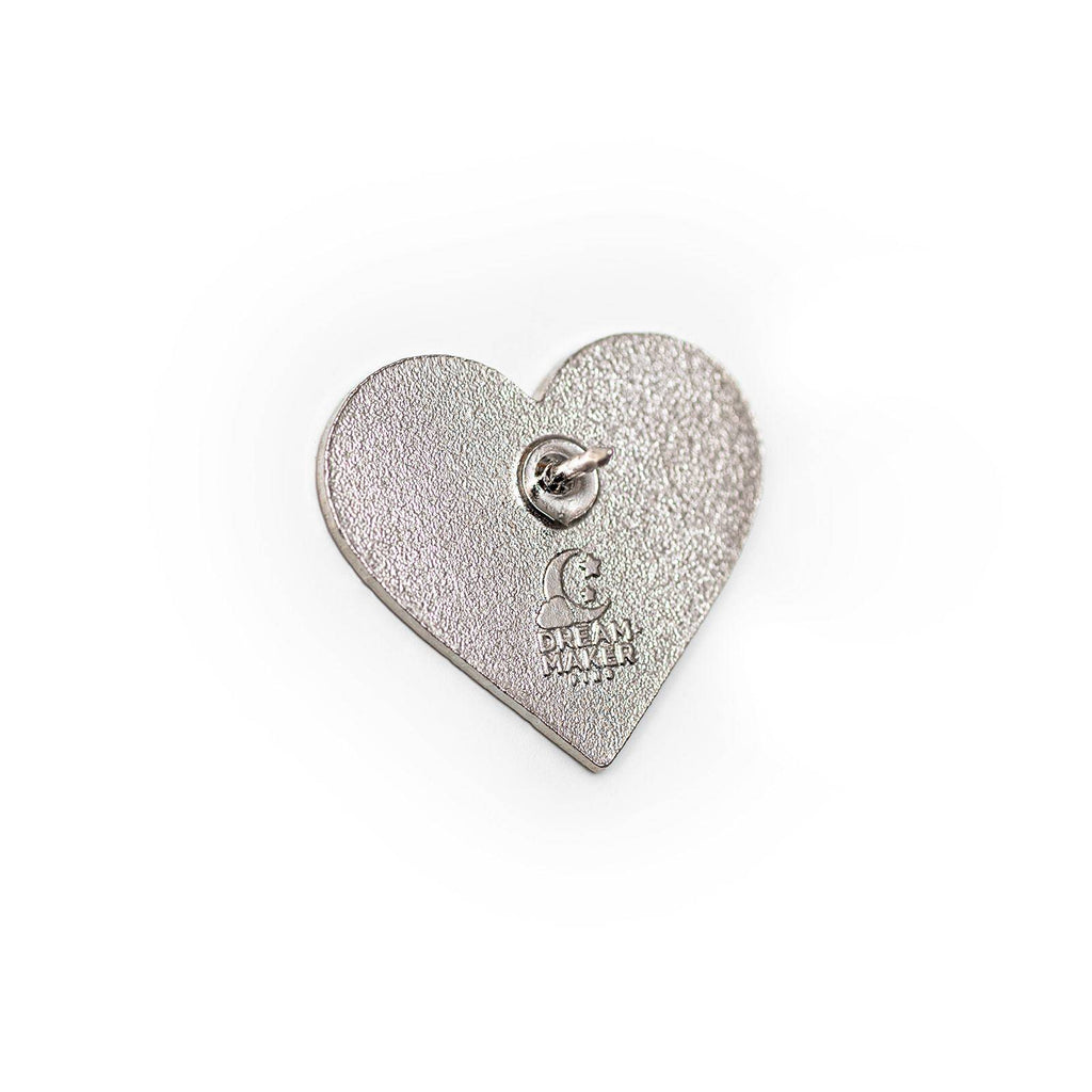 Heart-Shaped Bisexual Pride Flag Pin – 1 Inch Enamel