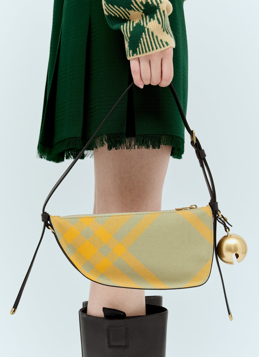 Burberry Women Mini Shield Sling Shoulder Bag