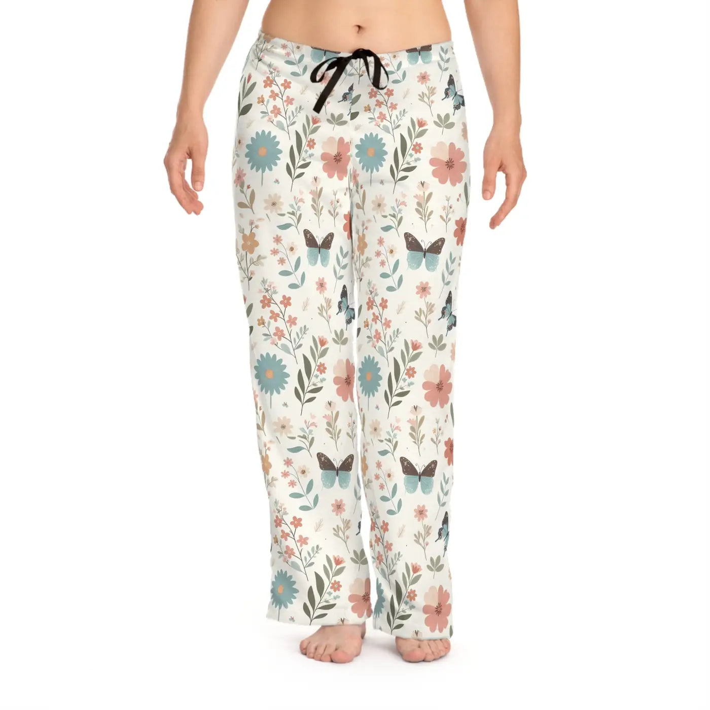 Chic Butterflies Pajama Pants - Butterfly Prints - DipaliZ