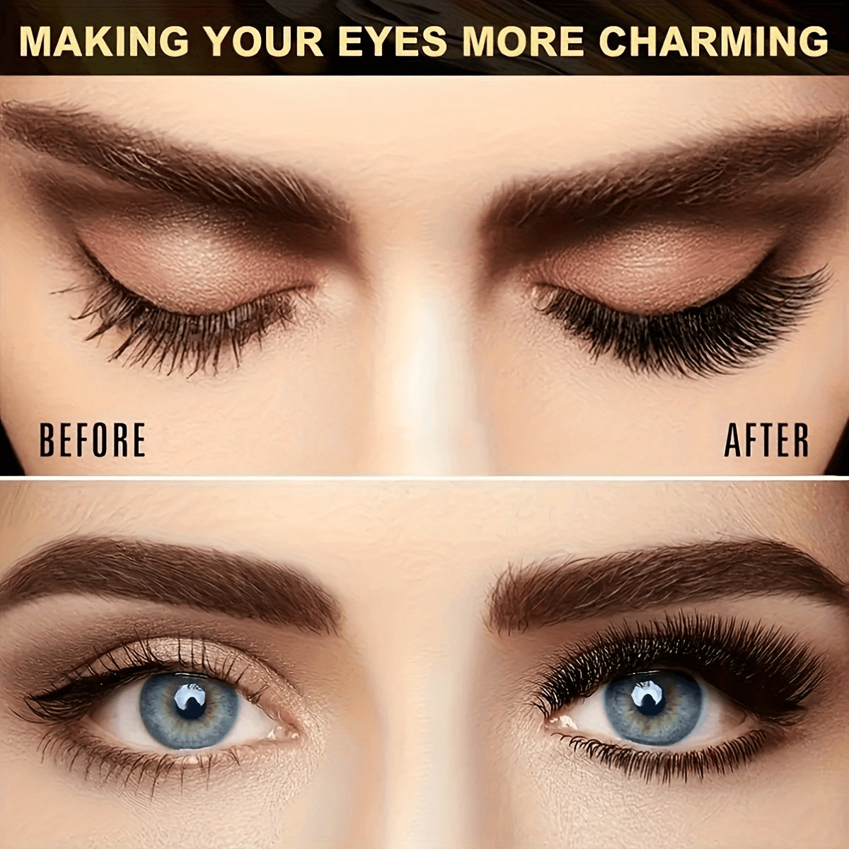 Reusable 3D Magnetic Eyelashes