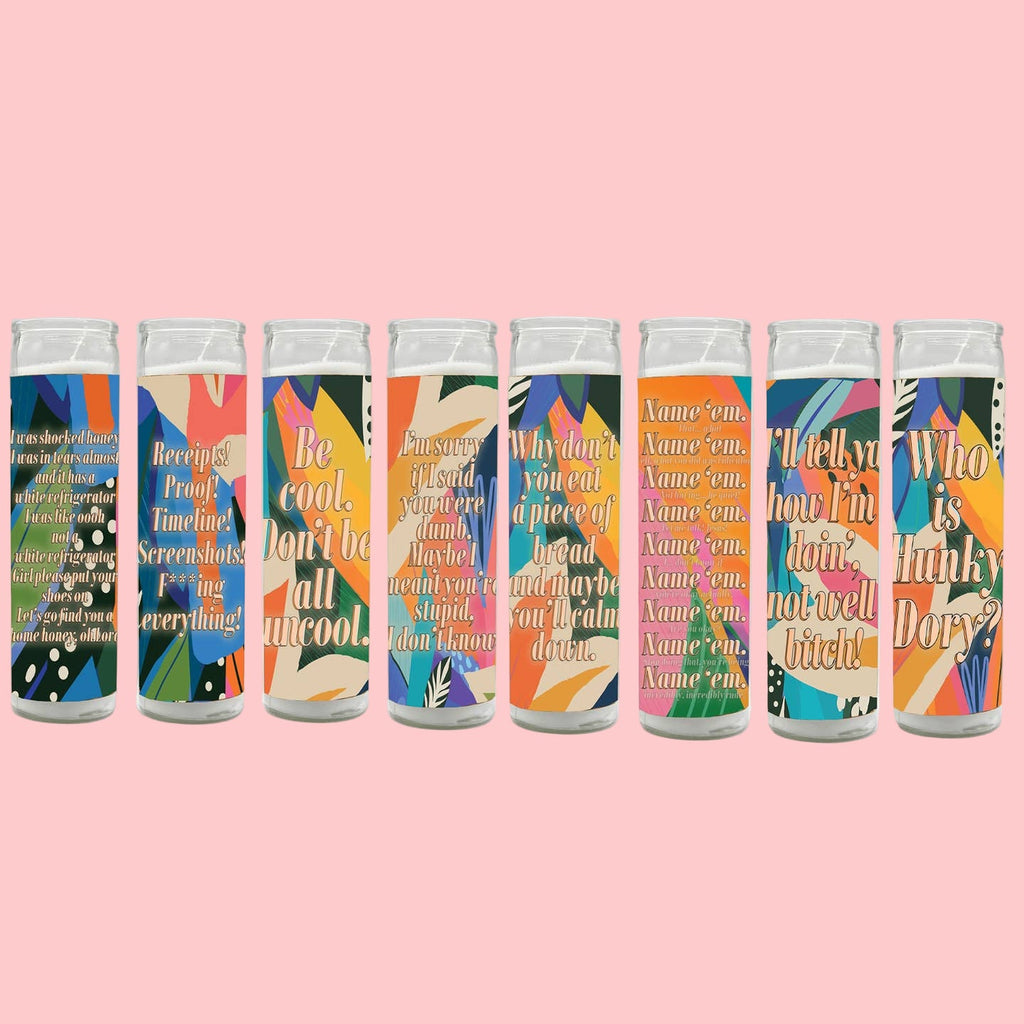 Saint Housewives Quotes Candle Set