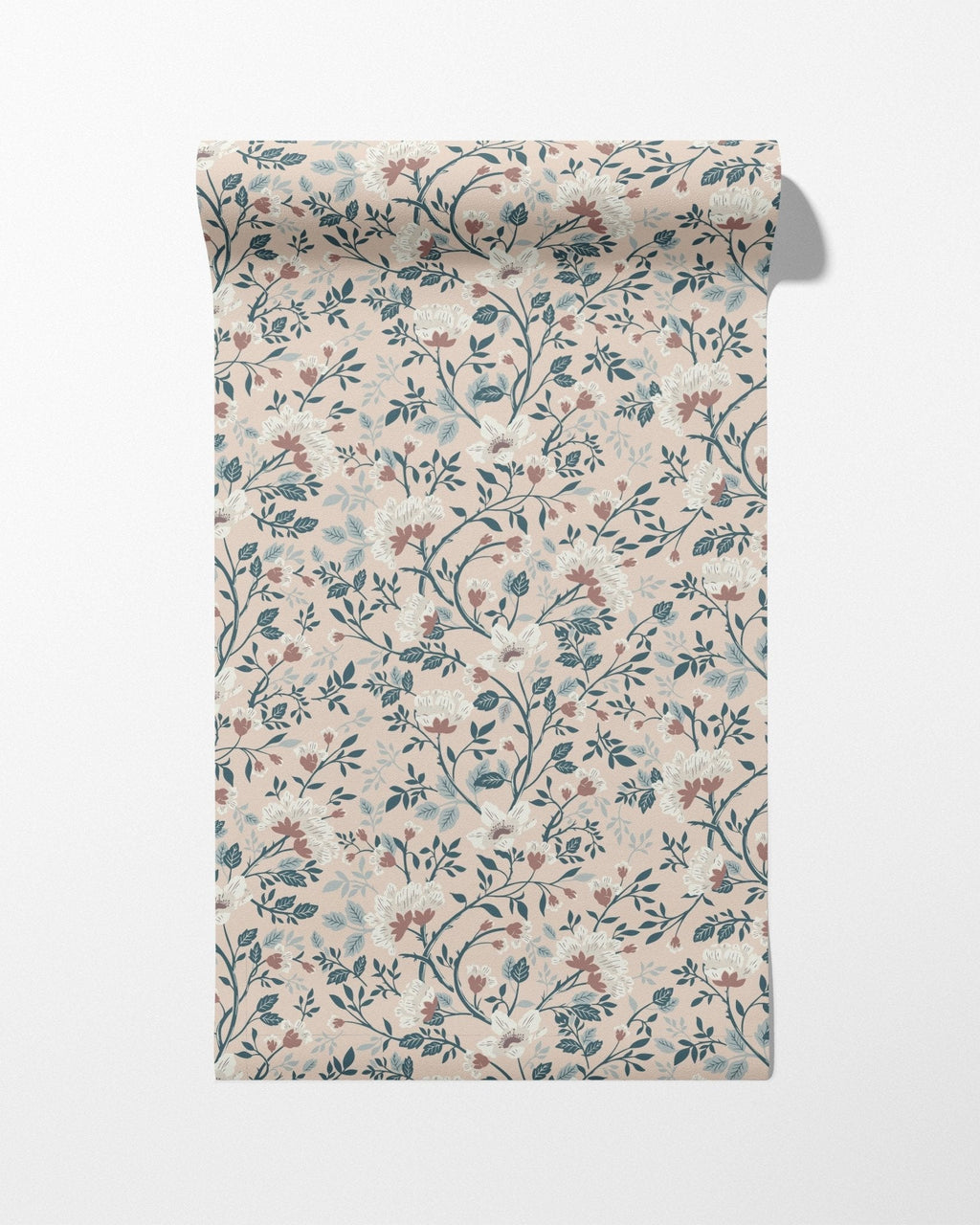 Camellia Study Wallpaper in Petal Cream