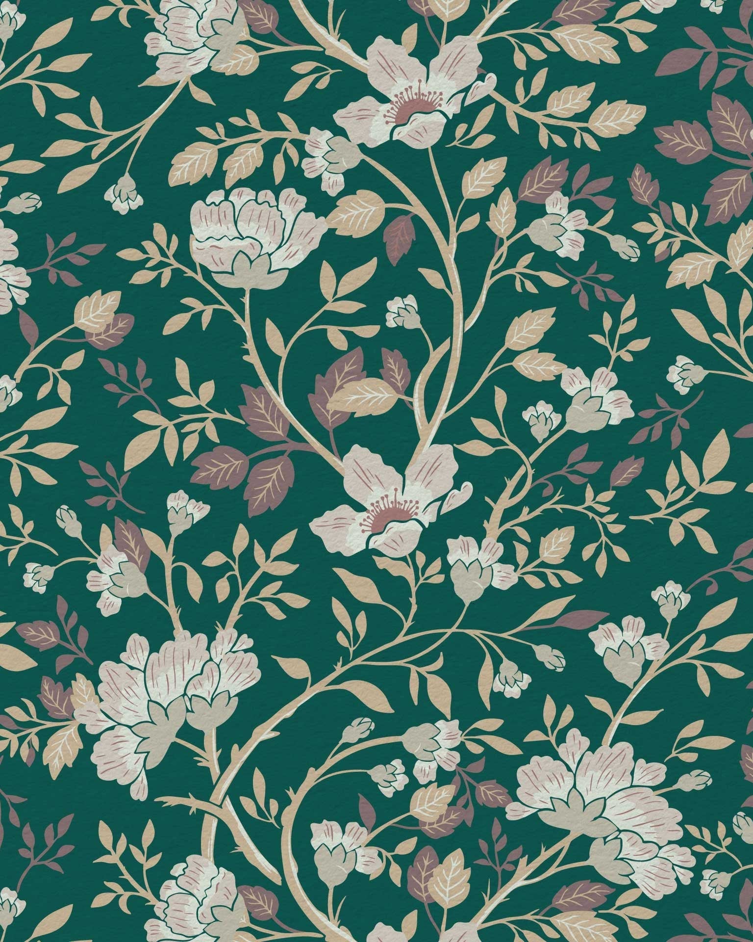 Camellia Study Wallpaper in Pine Grove