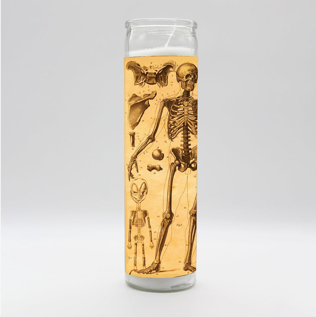 Saint Anatomy Skeleton Candle