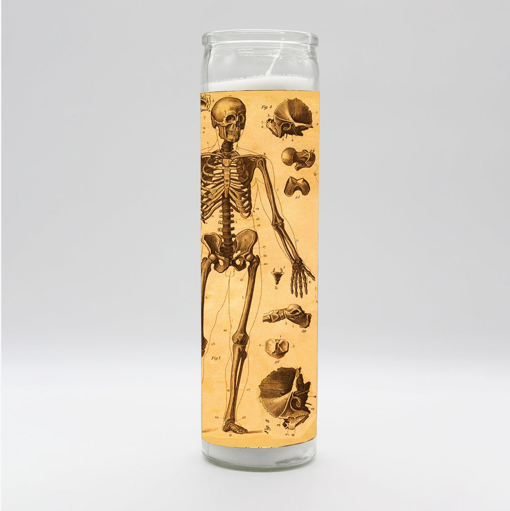 Saint Anatomy Skeleton Candle