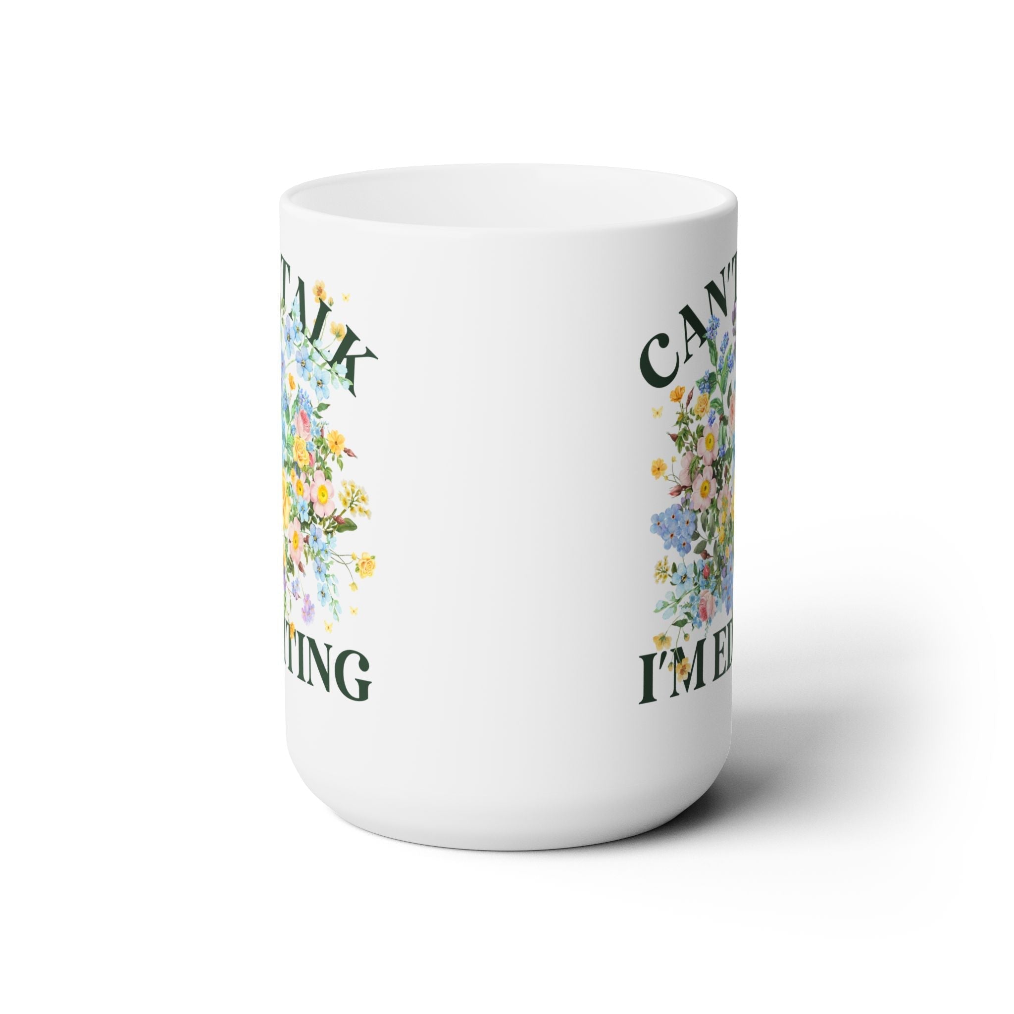 Can't Talk I'm Editing 15 Oz Coffee Mug