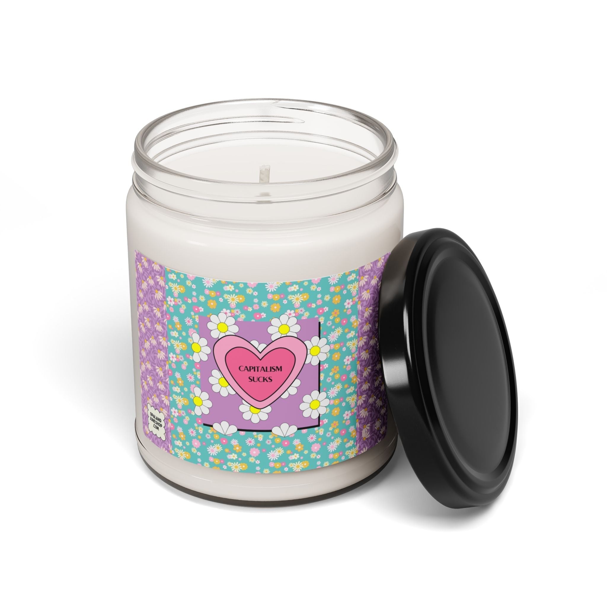 Capitalism Sucks Candle