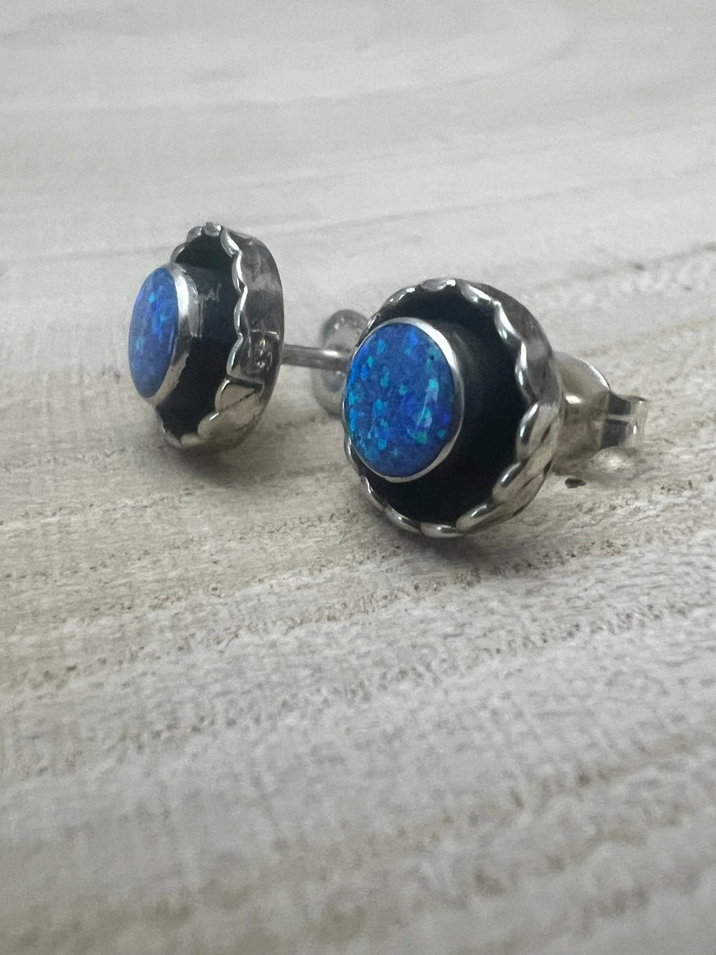 Carina Leekity Opalite Post Earrings - Small but not petite