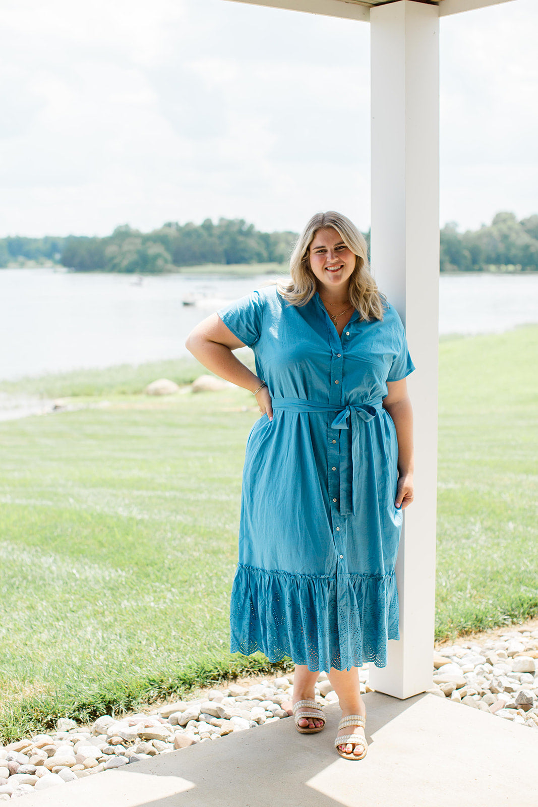 The Natalie in Blueberry Smoothie - Dress
