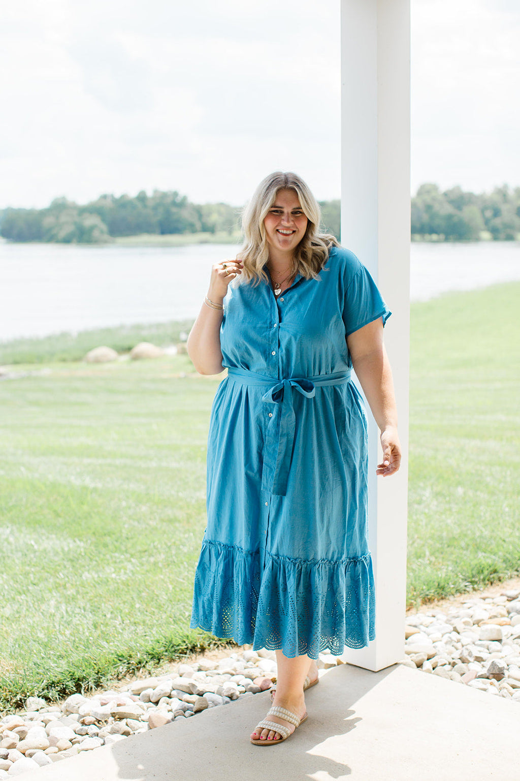 The Natalie in Blueberry Smoothie - Dress