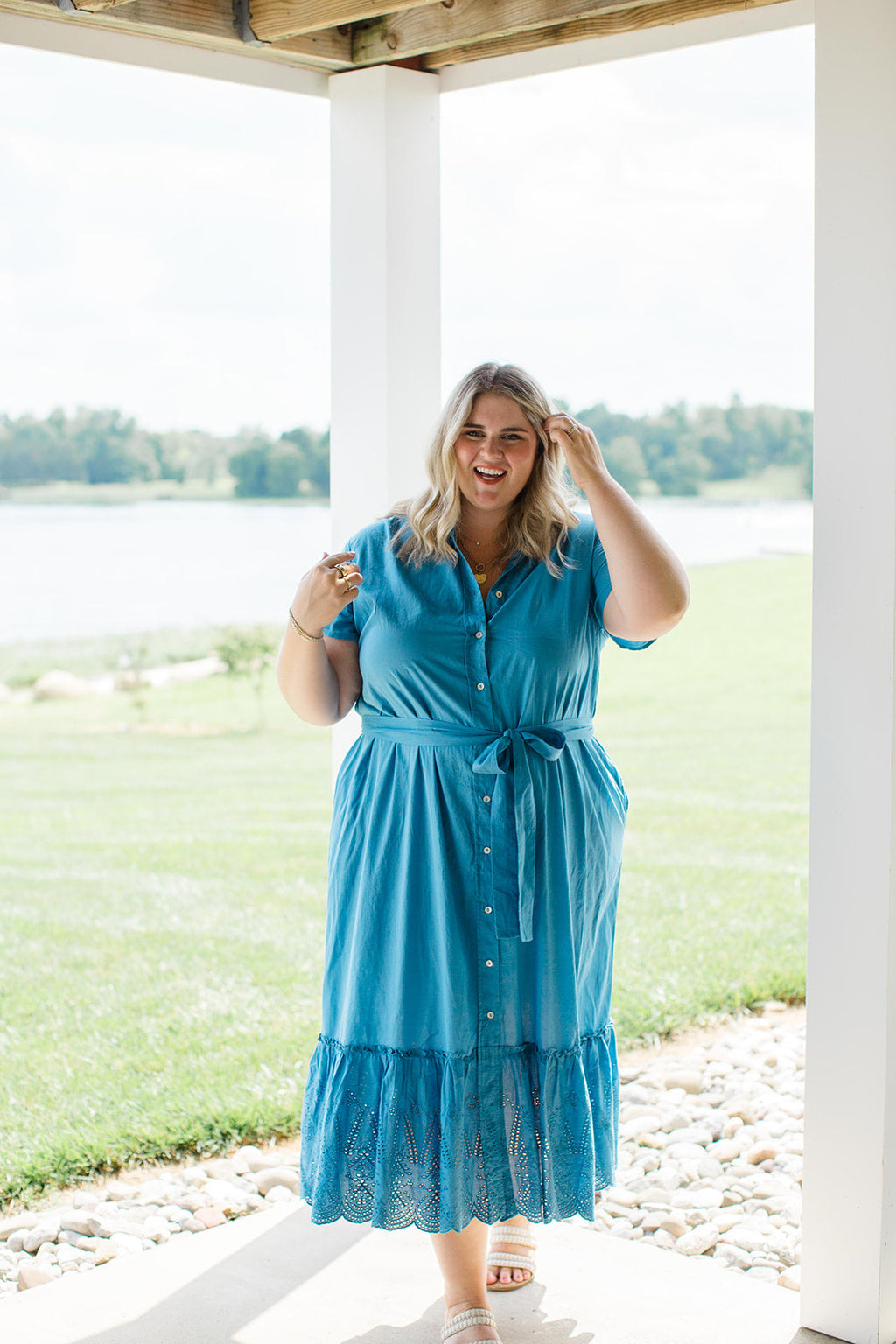 The Natalie in Blueberry Smoothie - Dress